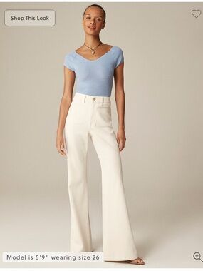 J. Crew High Rise Semi Stretch Vintage Flare 29